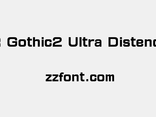 AR Gothic2 Ultra Distended