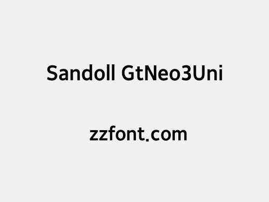 Sandoll GtNeo3Uni