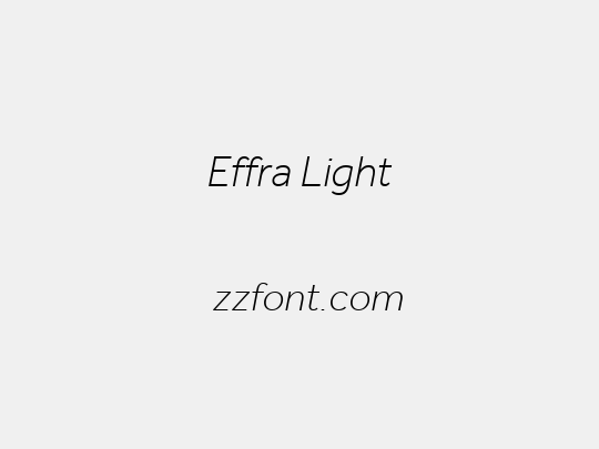 Effra Light