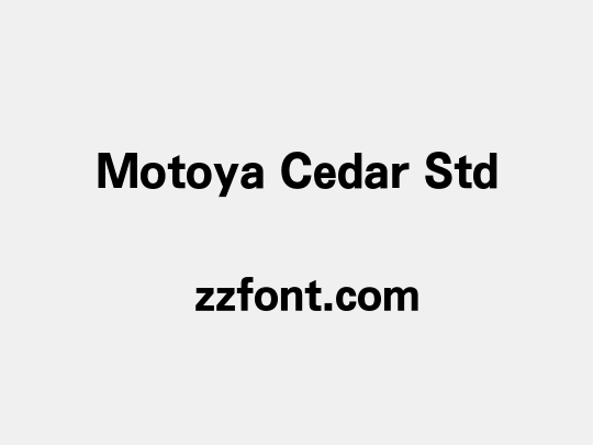 Motoya Cedar Std