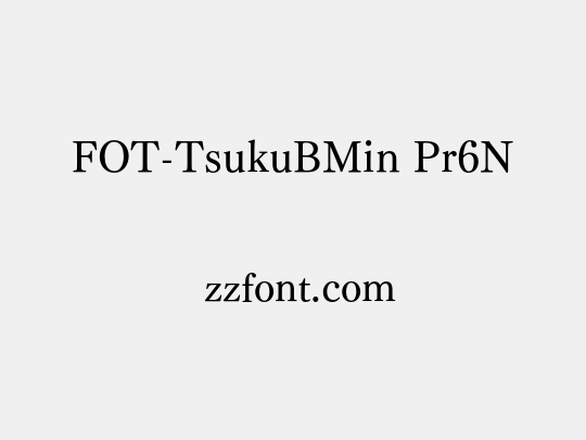 FOT-TsukuBMin Pr6N