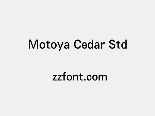 Motoya Cedar Std