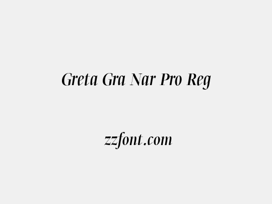 Greta Gra Nar Pro Reg