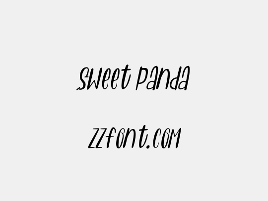 Sweet Panda