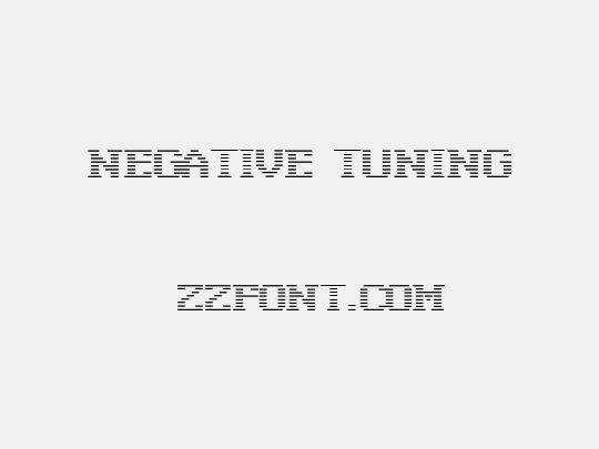 Negative Tuning