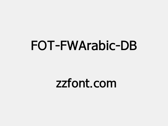 FOT-FWArabic-DB