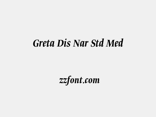 Greta Dis Nar Std Med