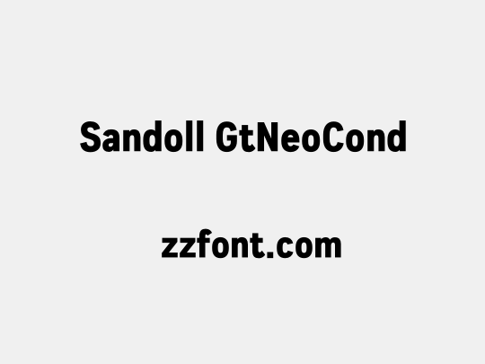 Sandoll GtNeoCond