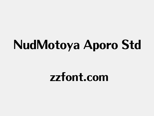 NudMotoya Aporo Std