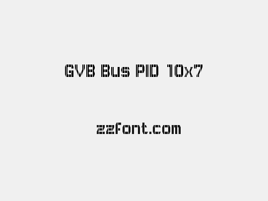 GVB Bus PID 10x7