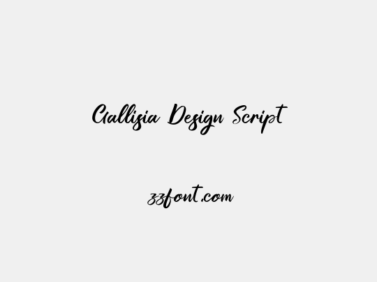  Gallisia Design Script 