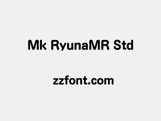 Mk RyunaMR Std