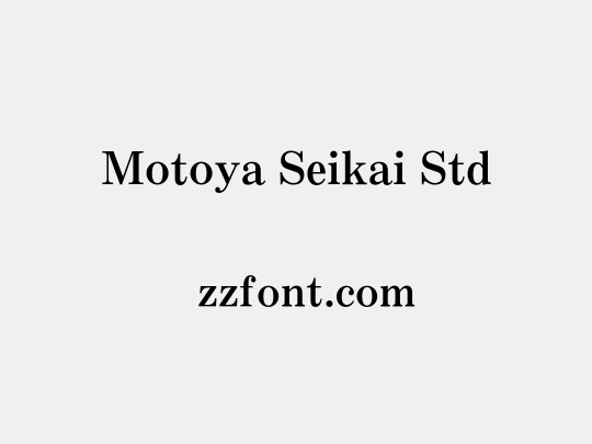 Motoya Seikai Std