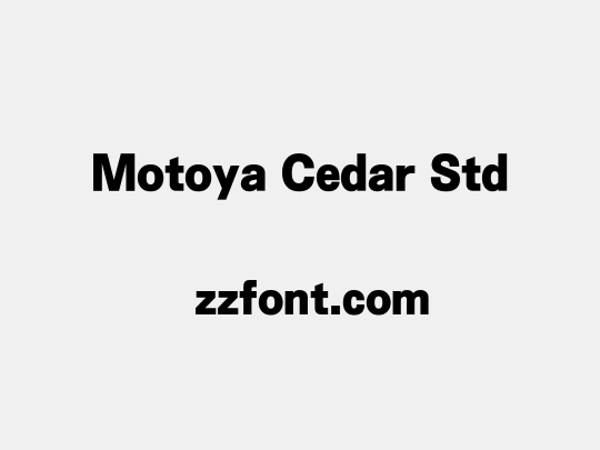 Motoya Cedar Std