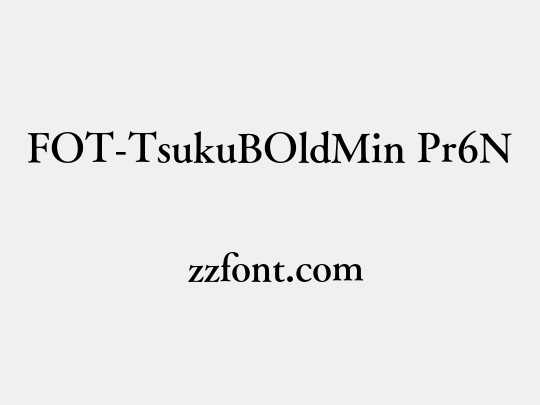 FOT-TsukuBOldMin Pr6N