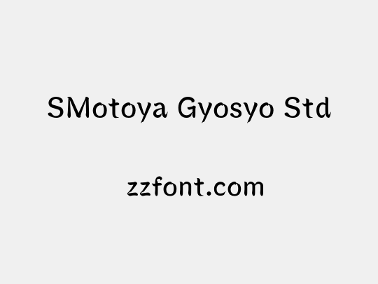 SMotoya Gyosyo Std