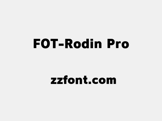 FOT-Rodin Pro