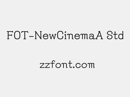 FOT-NewCinemaA Std