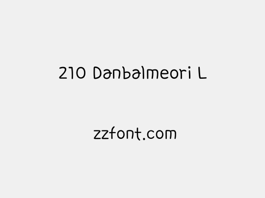 210 Danbalmeori L