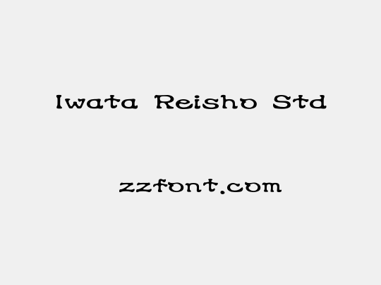 Iwata Reisho Std